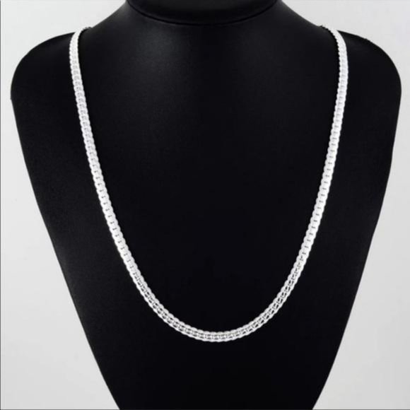 NEW “20” 925 STERLING SILVER SNAKE CHAIN NECKLACE - Picture 4 of 5